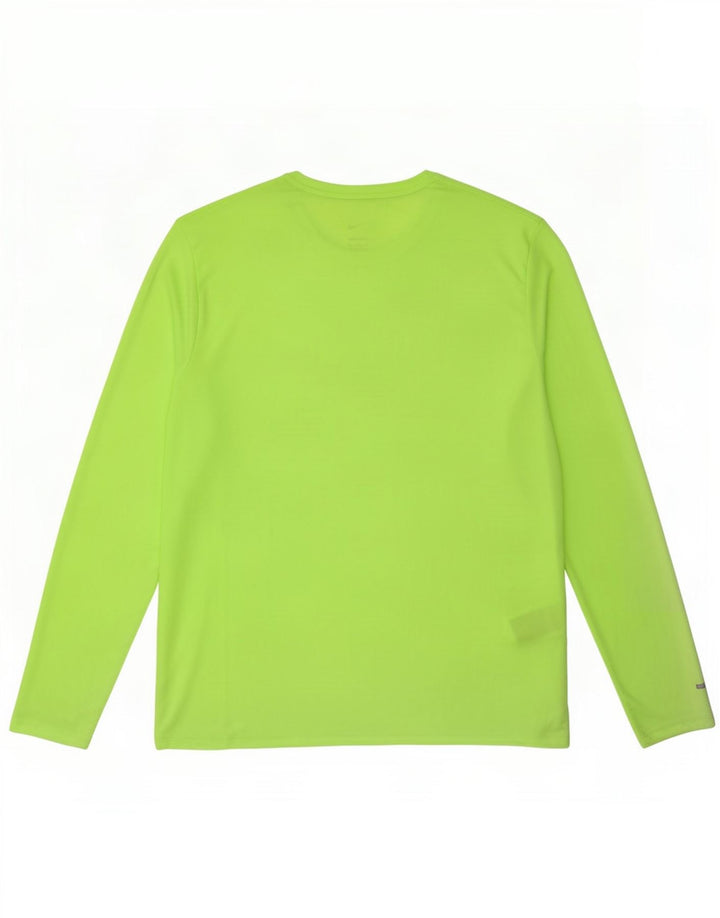 Nike Dri Fit majica dugih rukava XL zeleni poliester