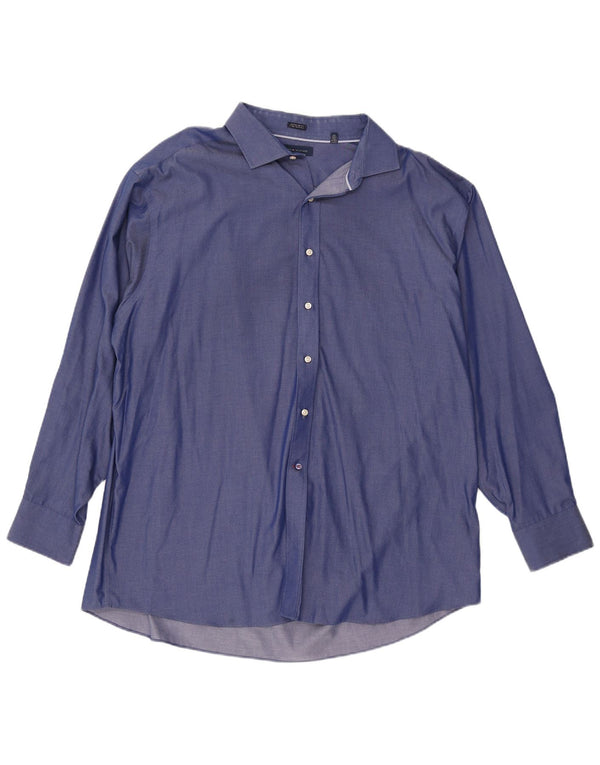 Tommy Hilfiger muška košulja standardnog kroja veličina 18 2XL plavi pamuk