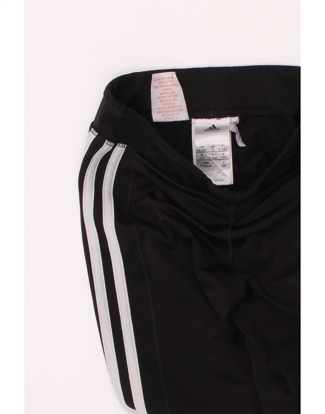 ADIDAS Tajice za djevojčice 9-10 godina crne poliesterske