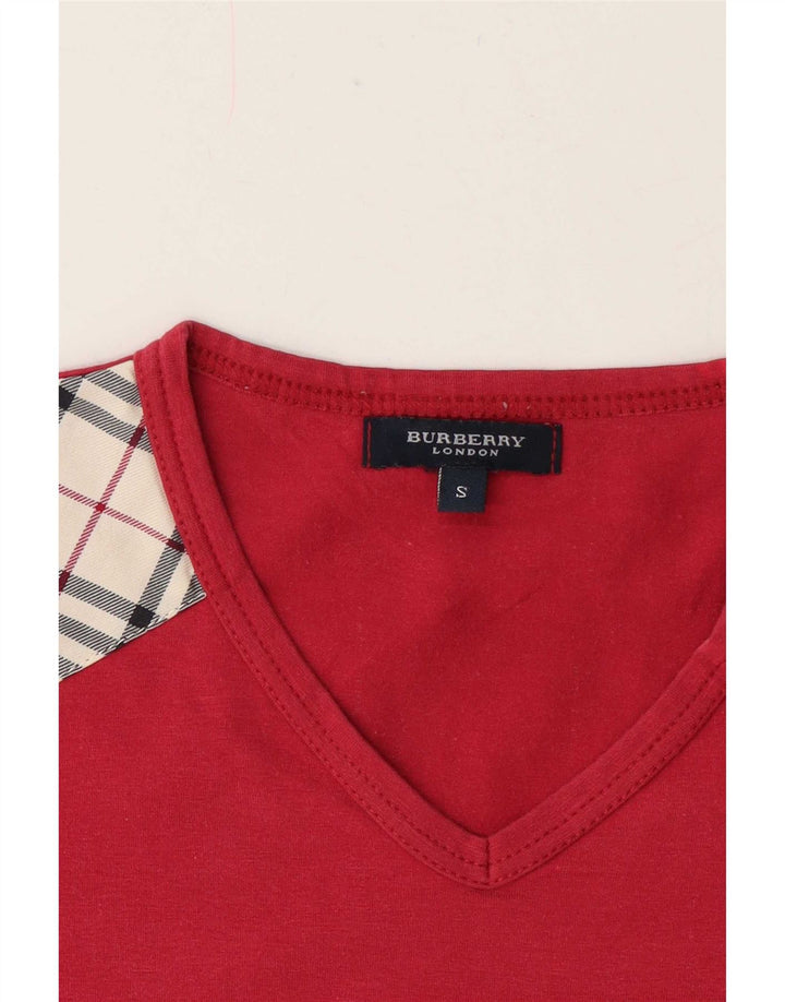 Burberry ženska majica kratkih rukava UK 10 Small Red Check