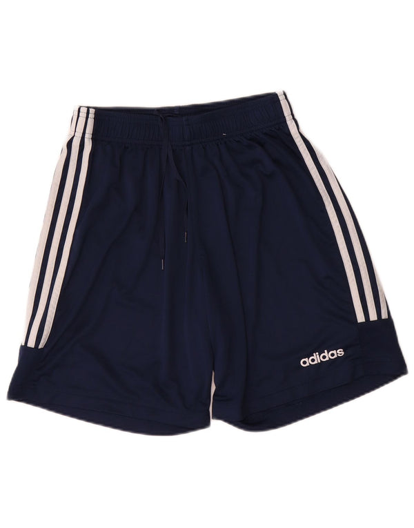 Adidas muške sportske kratke hlače Climalite Medium tamnoplavi poliester