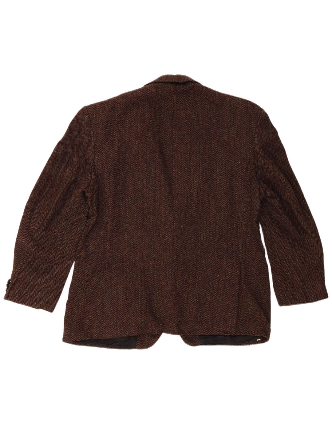 St Michael Muški sako sa 2 gumba UK 44 2XL Smeđa riblja kost Nova vuna