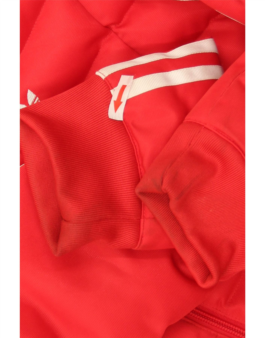 Adidas ženska podstavljena jakna s kapuljačom UK 6 XS crveni poliester