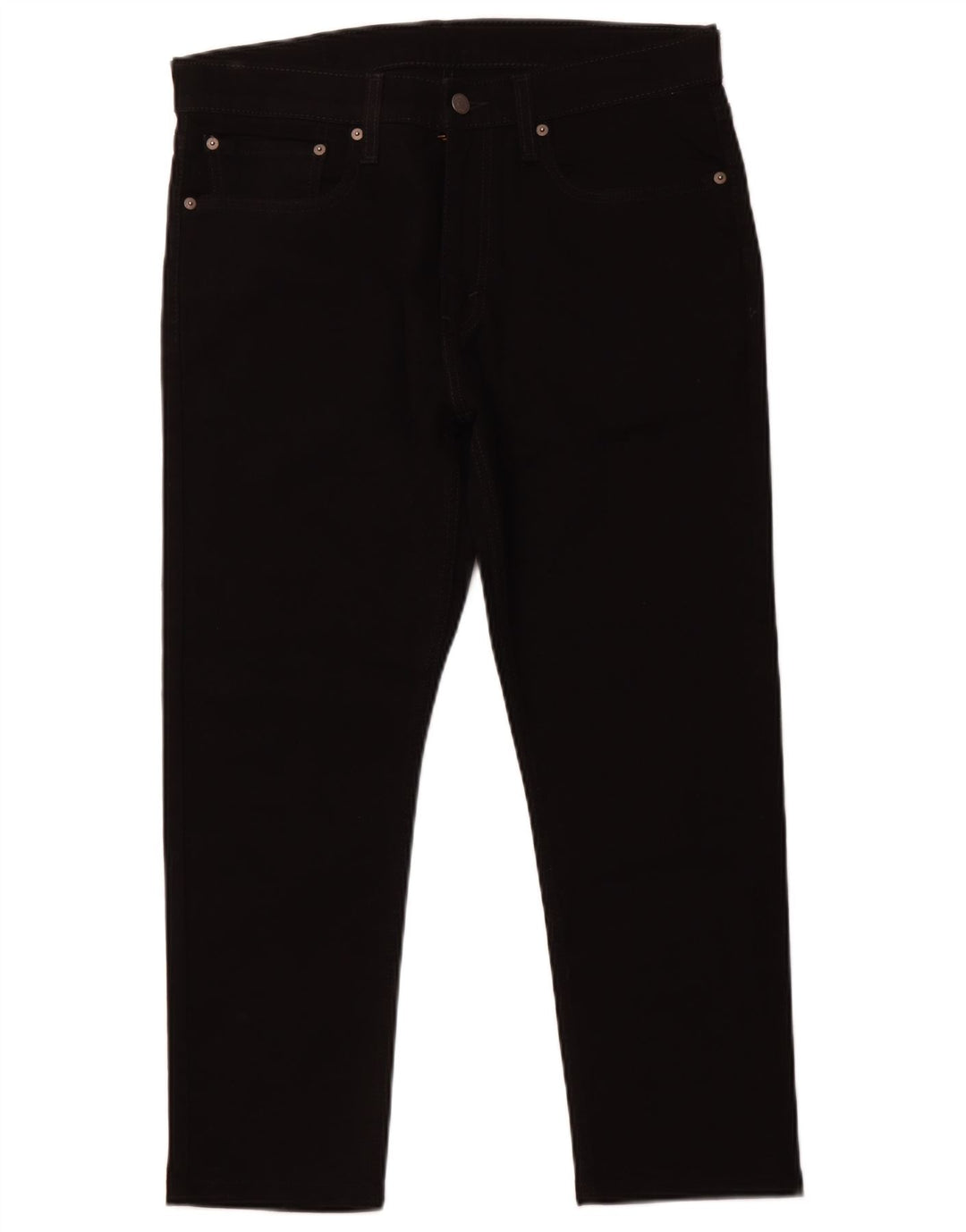 LEVI'S muške 512 uske sužene traperice W34 L25 crni pamuk