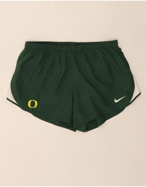 Nike Ženske Dri Fit Sportske kratke hlače UK 14 Poliester s velikim zelenim točkama
