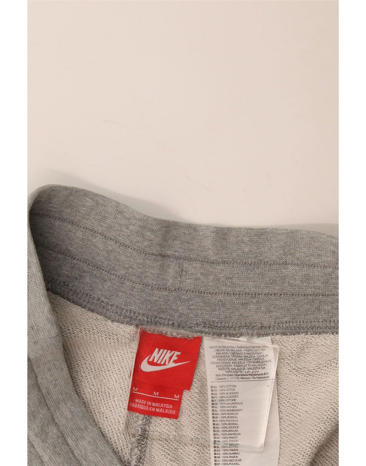 Nike muške grafičke sportske kratke hlače srednje sive boje od pamuka