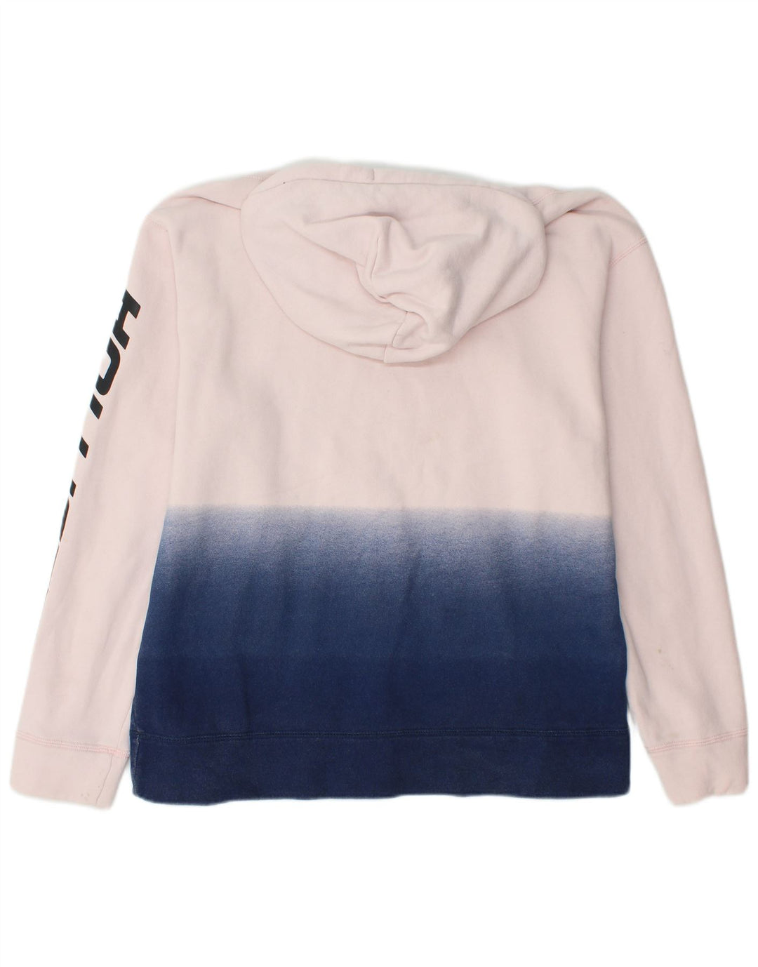 HOLLISTER Muška majica s kapuljačom s grafičkim motivima, veliki bijeli pamuk u blokovima boja