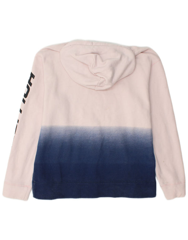 HOLLISTER Muška majica s kapuljačom s grafičkim motivima, veliki bijeli pamuk u blokovima boja