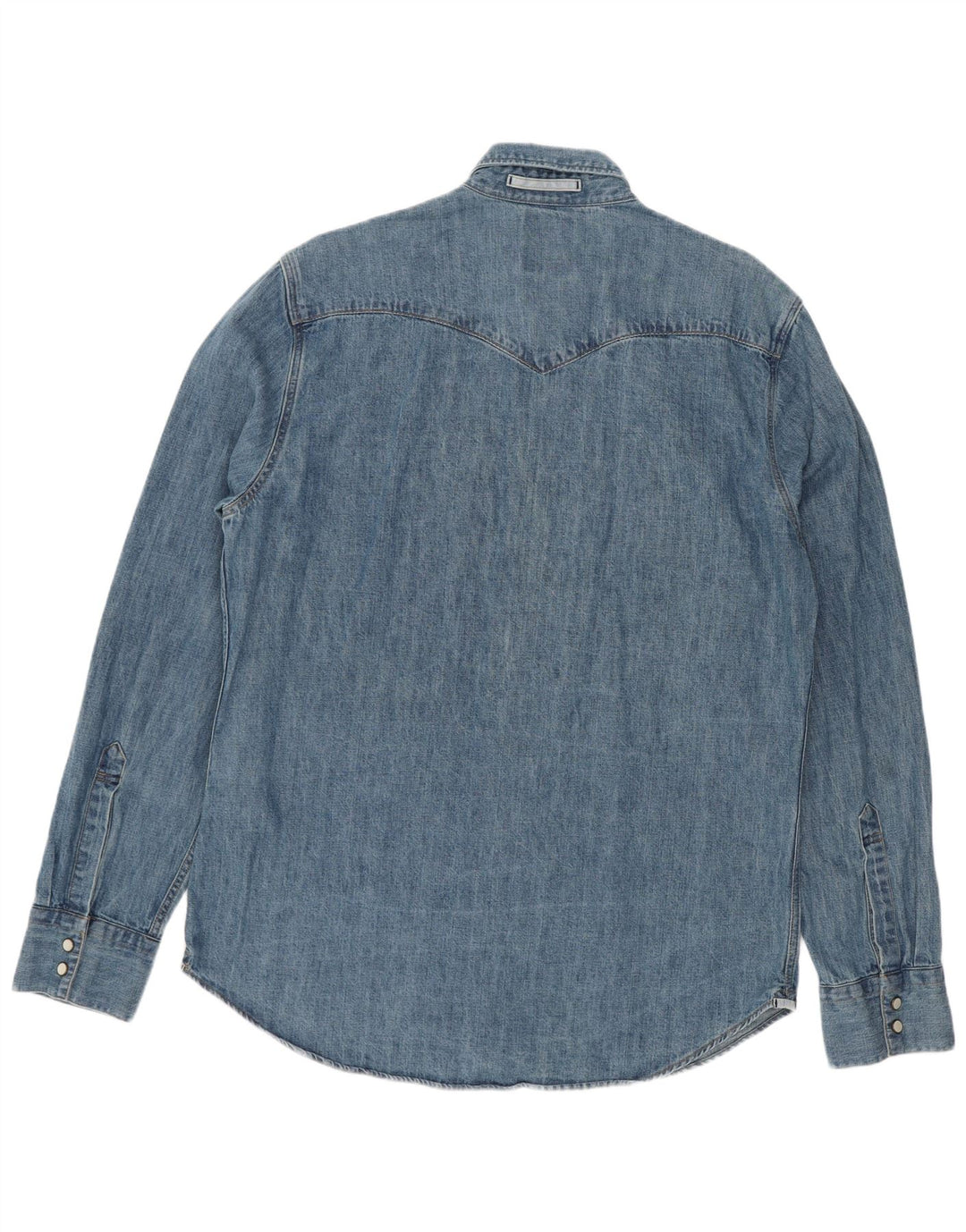 Levi's muška uska traper košulja velika plava pamučna
