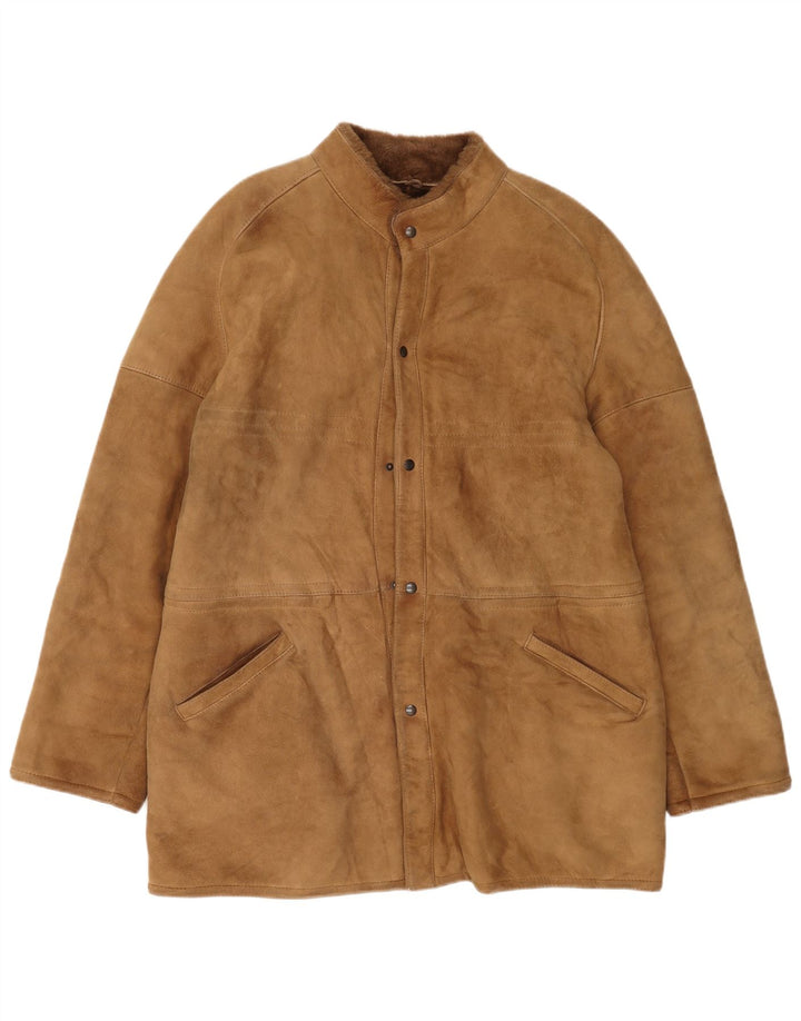 Vintage muški gornji kaput od šišmiša IT 54 2XL bež