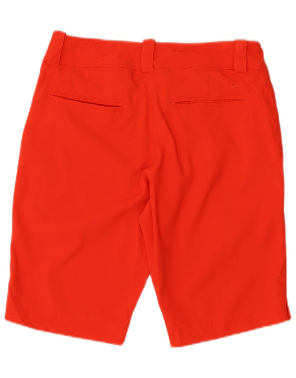 Nike Ženske Dri Fit Chino Kratke Hlače UK 8 Male W27 Crveni Poliester