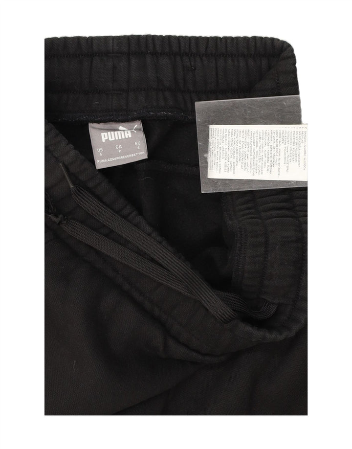 PUMA Mens Tracksuit Trousers Joggers Small  Black Cotton Vintage Puma and Second-Hand Puma from Messina Hembry 