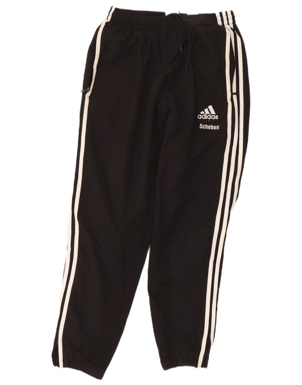 Adidas muške trenirke hlače joggers UK 36/38 mali crni poliester