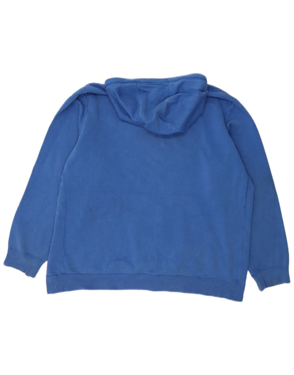 Adidas muška majica s kapuljačom 2XL plavi pamuk