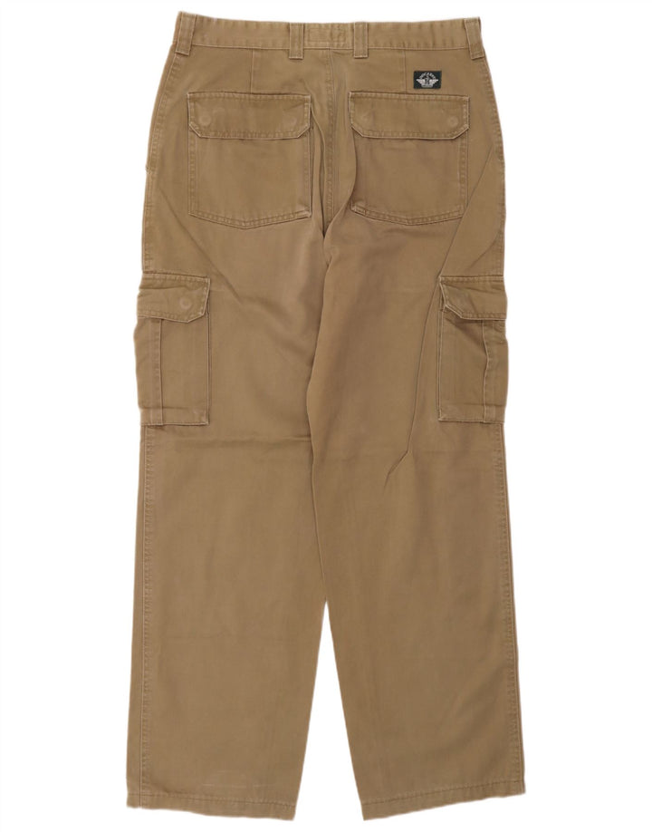 Dockers muške kaki ravne kargo hlače W34 L32 kaki