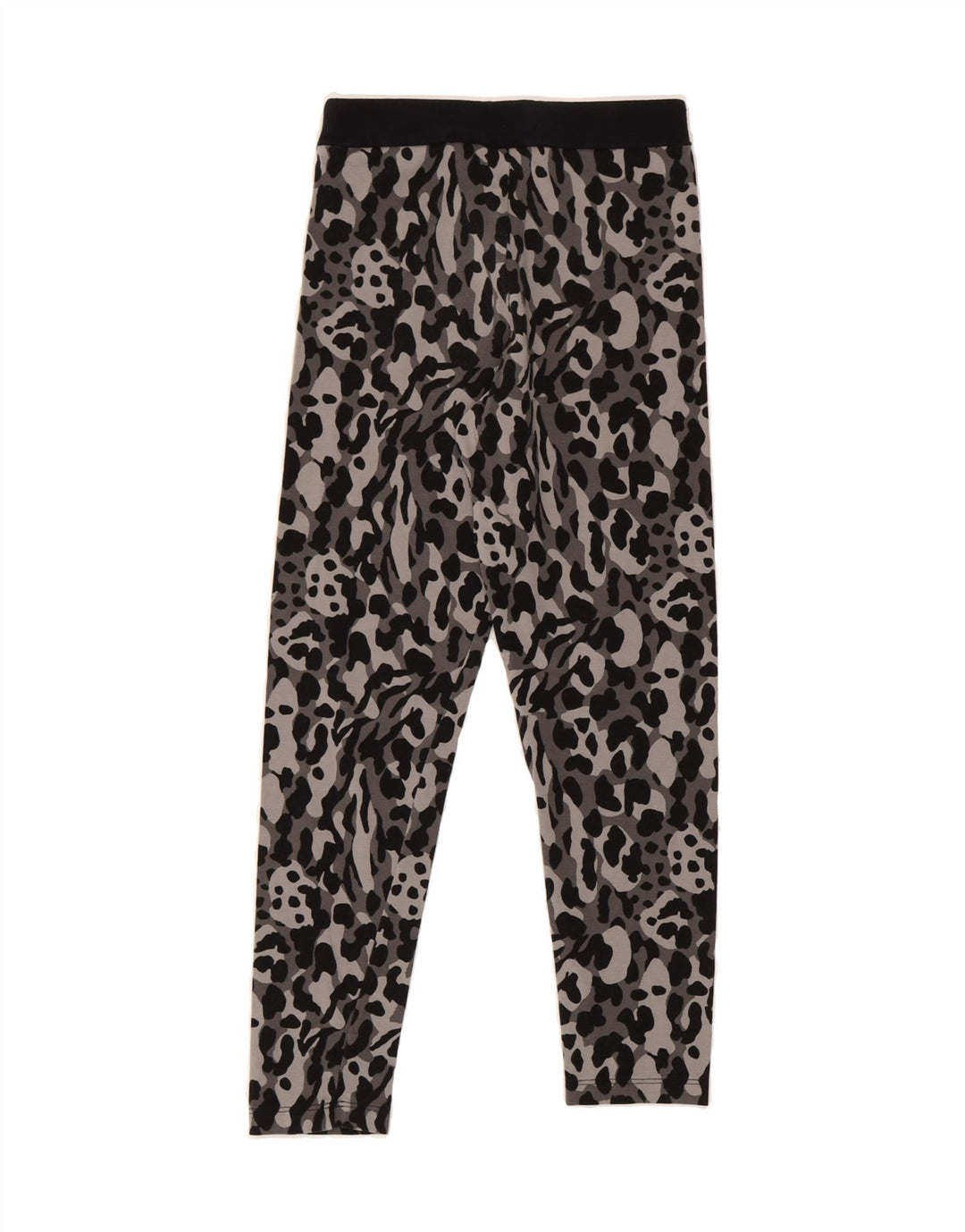 PUMA Girls Abstract Pattern Leggings 9-10 Years  Grey Vintage Puma and Second-Hand Puma from Messina Hembry 