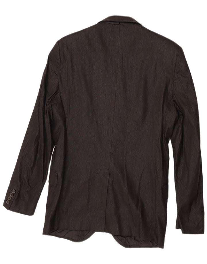 Versace muška jakna sa 2 gumba IT 48 srednje crna lanena klasična