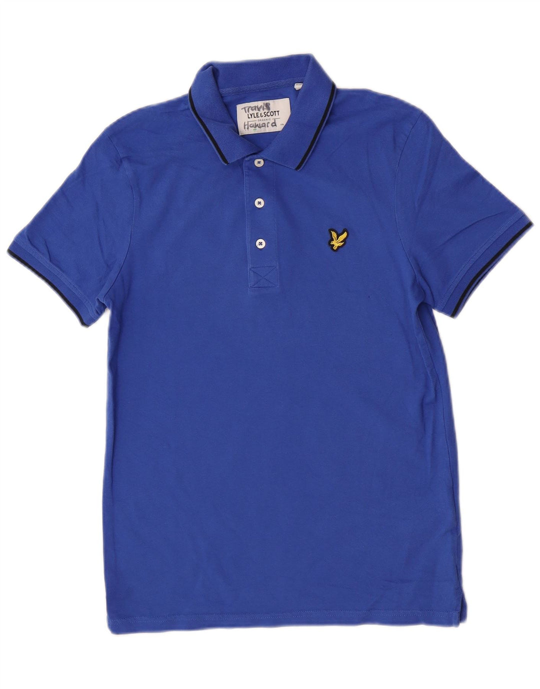 Lyle & Scott muška polo majica Mala plava pamučna
