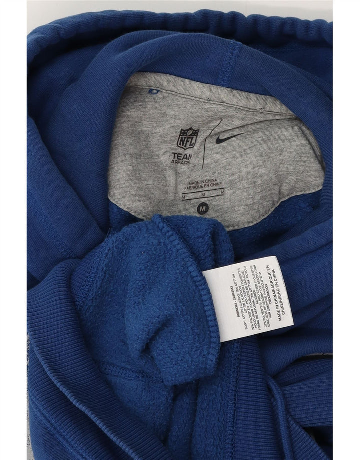 NIKE muška majica s kapuljačom s grafičkim motivima, srednje plavi pamuk
