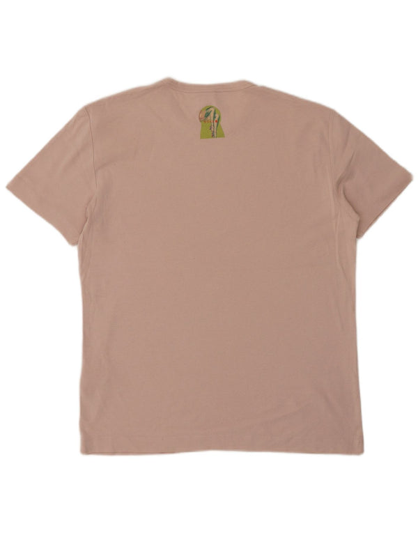 Hugo Boss ženska majica kratkih rukava s grafičkim motivima UK 16 velika ružičasta