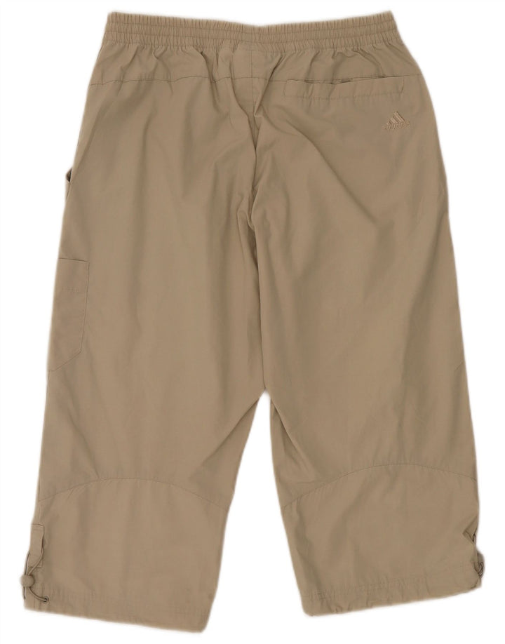 Adidas muške Cargo Capri trenirke male bež poliesterske hlače