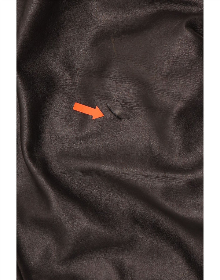 VINTAGE ženske moto trkaće hlače IT 44 srednje W30 L27 crna koža