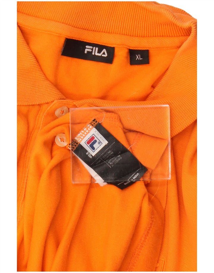 FILA muška polo majica XL narančasti pamuk