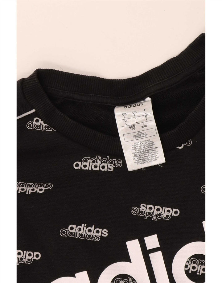Adidas muška majica s grafičkim motivima, veliki crni pamuk