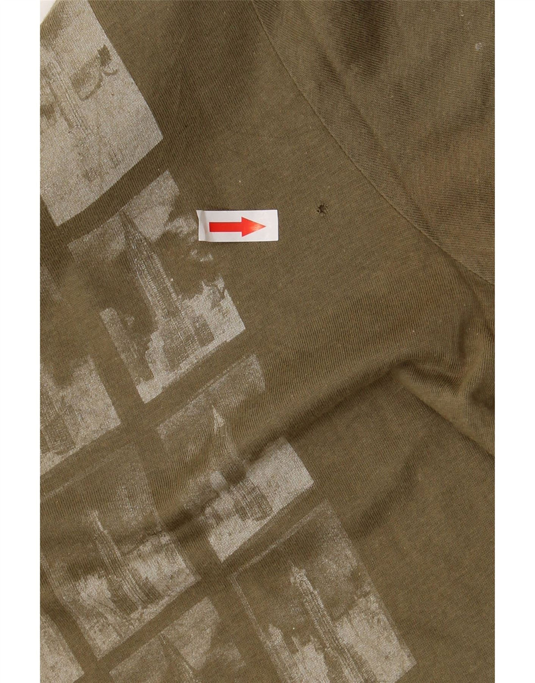 CALVIN KLEIN JEANS Muška majica kratkih rukava srednje veličine kaki pamuk