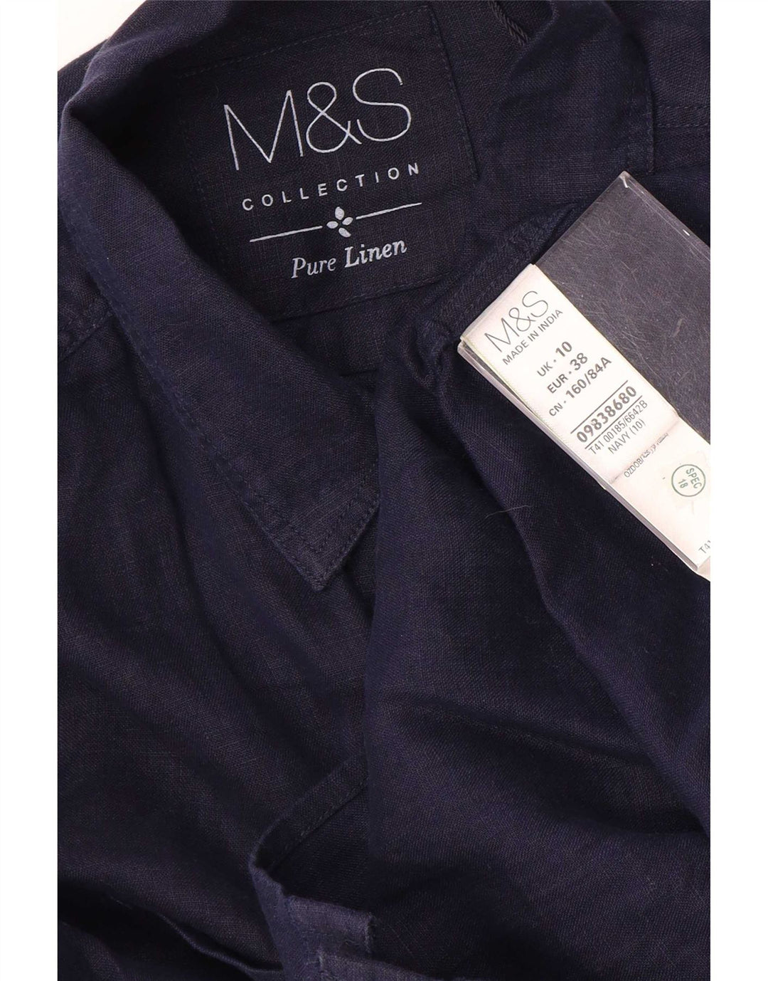 Marks & Spencer ženska košulja UK 10 Mala tamnoplava platna