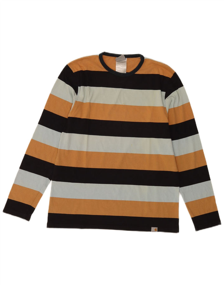 Carhartt muška majica dugih rukava, pamuk na male raznobojne pruge