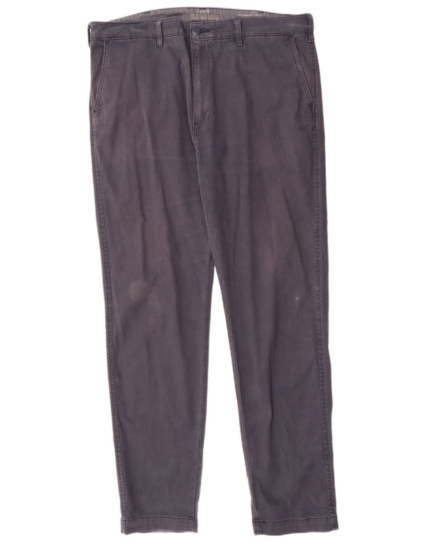 LEVI'S Muške sužene chino hlače W38 L34 Plavi pamuk