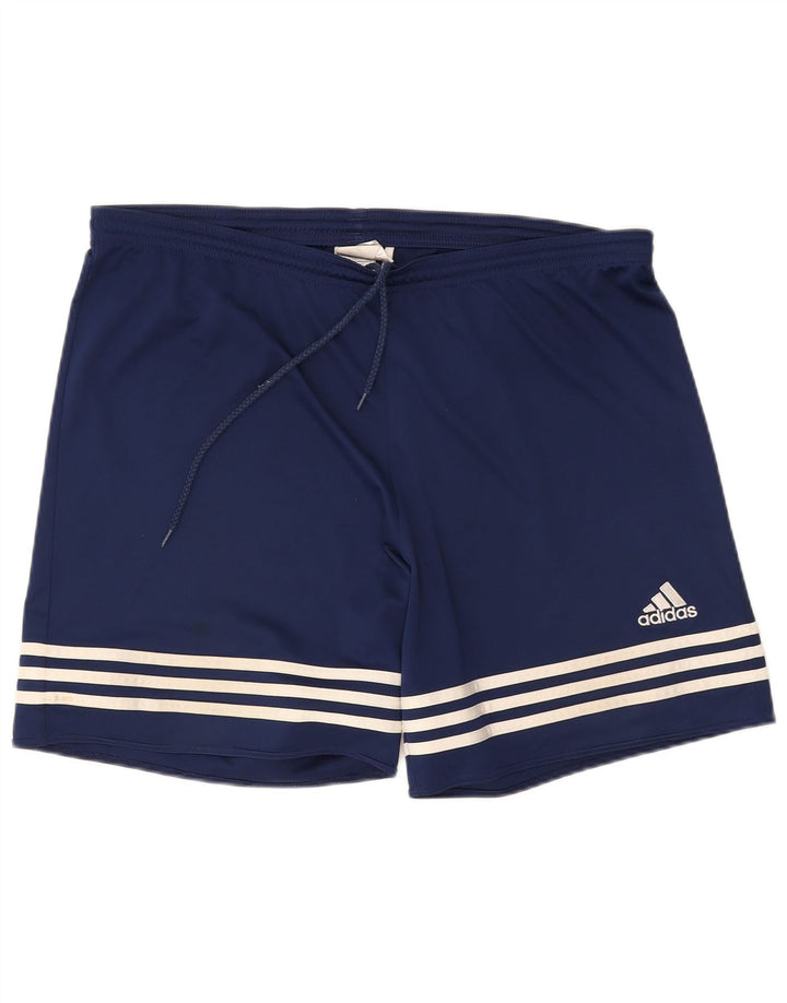 Adidas muške sportske kratke hlače Climalite XL tamnoplavi poliester
