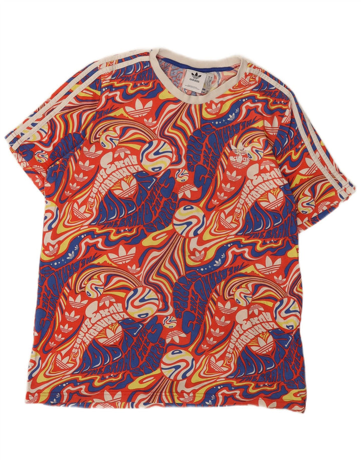 Adidas muška majica s grafičkim motivima, srednje raznobojni pamuk