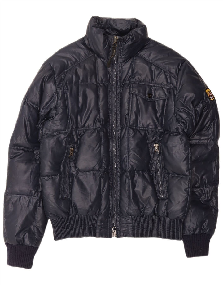 Marina Militare muška podstavljena jakna UK 40 veliki tamnoplavi poliester