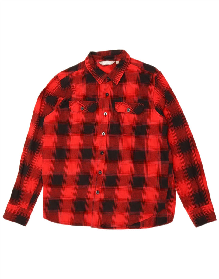 Mountain Warehouse muška flanelska košulja, veliki crveni karirani pamuk