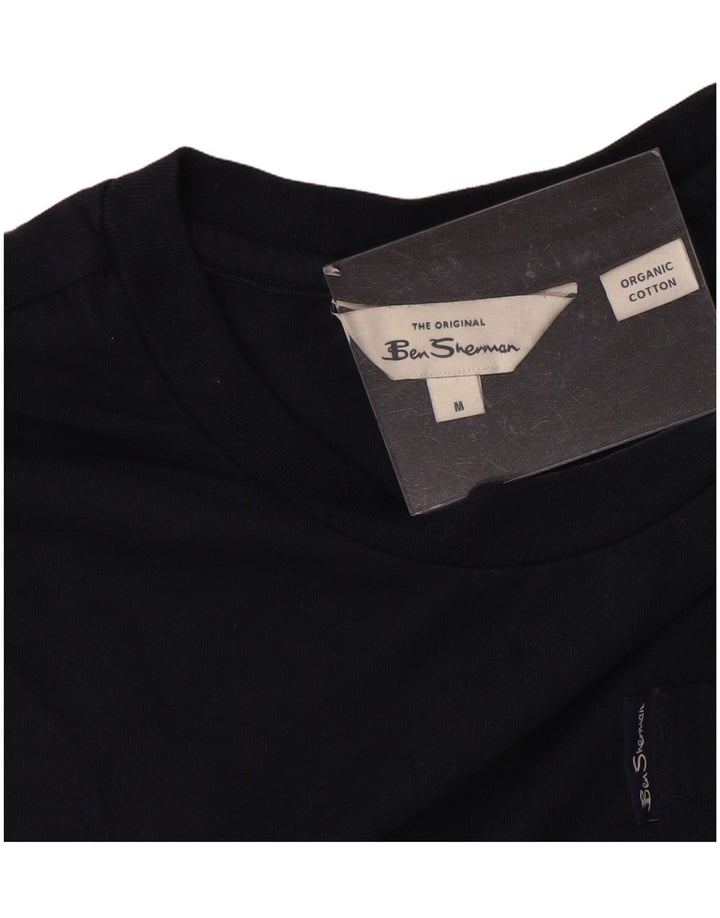 BEN SHERMAN Muška majica kratkih rukava srednje tamnoplavi pamuk