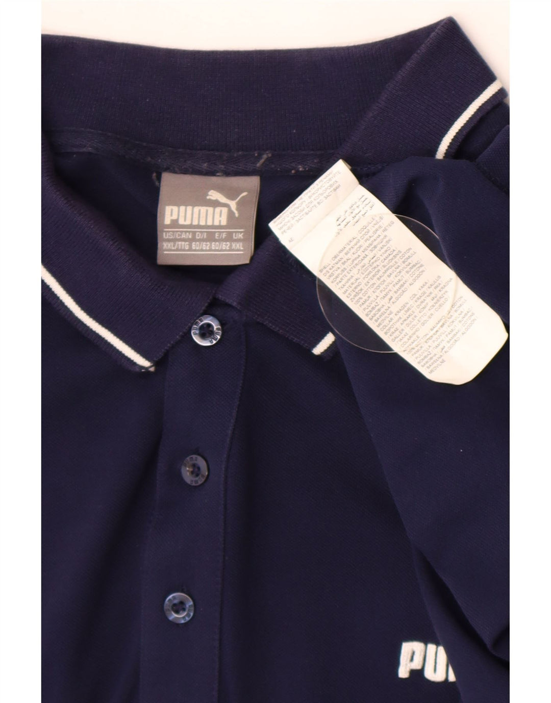 Puma muška polo majica 2XL tamnoplavi pamuk