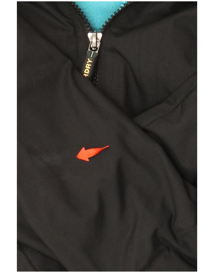 SUPERDRY ženska jakna vjetrovka s kapuljačom UK 12 srednje crna