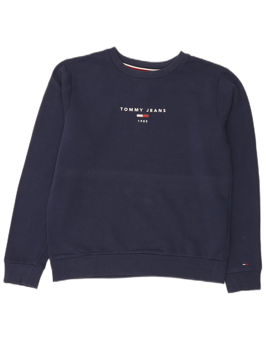 Tommy Hilfiger Ženski džemper s grafičkim motivima UK 14 srednje tamnoplava