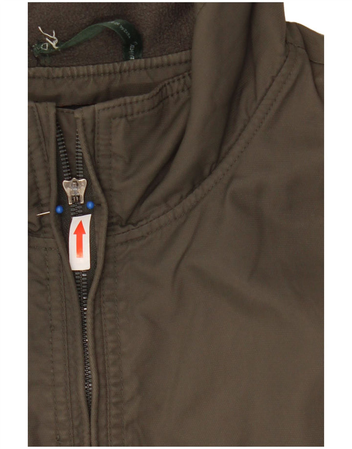 Zara muška bomber jakna UK 40 Large kaki najlon
