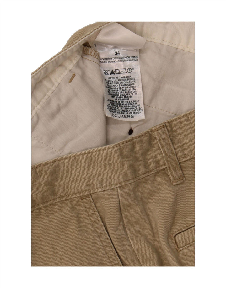DOCKERS Mens Cargo Shorts W34 Large Beige Cotton Vintage Dockers and Second-Hand Dockers from Messina Hembry 