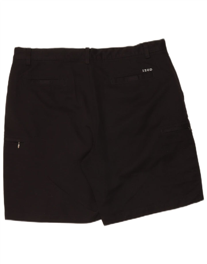 Izod muške chino kratke hlače W38 XL crni poliester