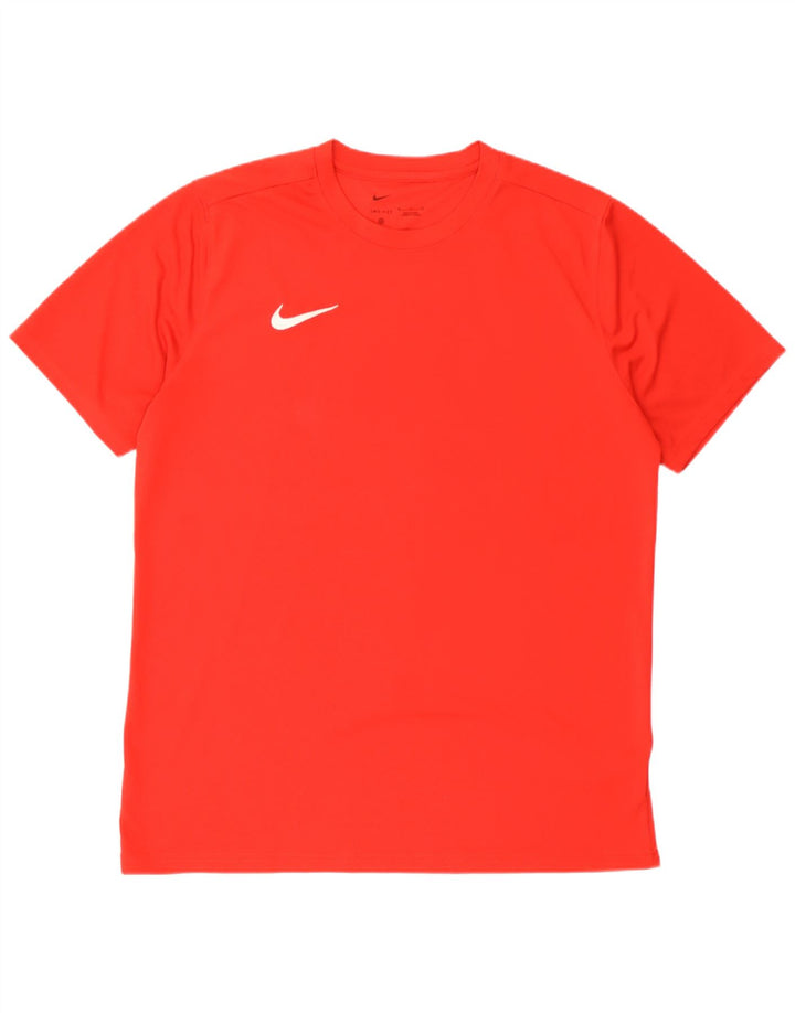 Nike Dri Fit T-Shirt Top XL crveni poliester