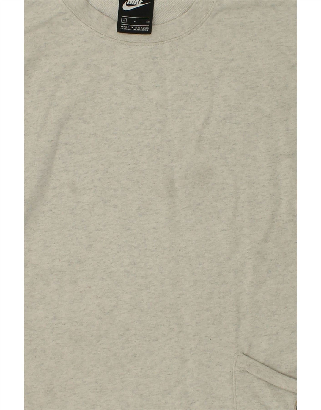 NIKE Mens Oversized Sweatshirt Jumper Small Grey Cotton Vintage Nike and Second-Hand Nike from Messina Hembry 