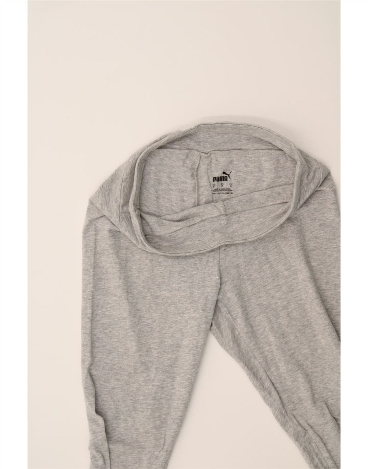 PUMA Womens Graphic Leggings UK 10 Small  Grey Vintage Puma and Second-Hand Puma from Messina Hembry 