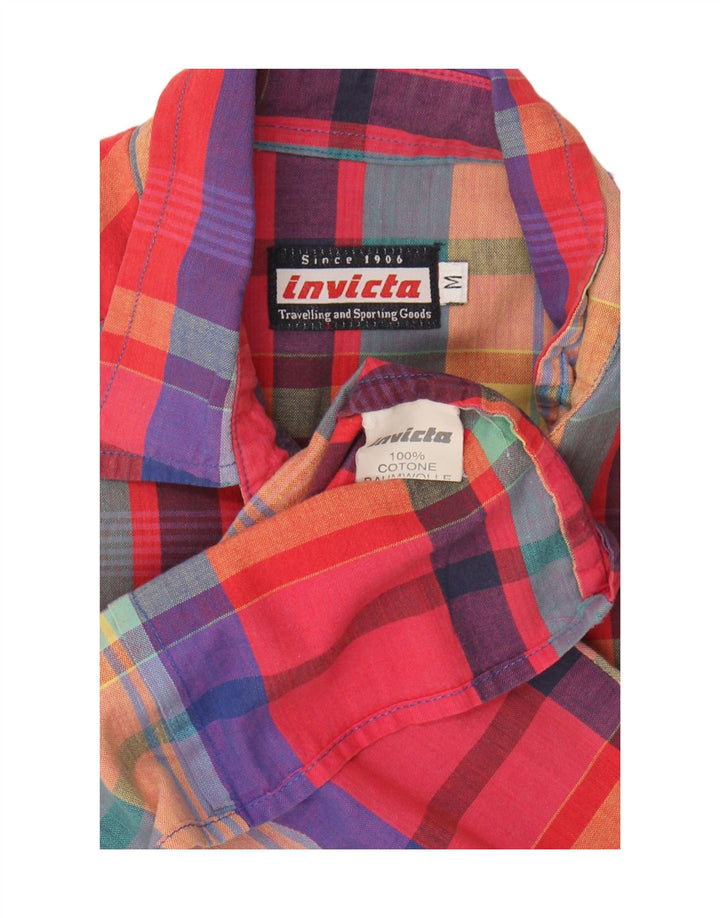 Invicta ženska košulja bez rukava UK 12 srednje raznobojna karirana pamuk