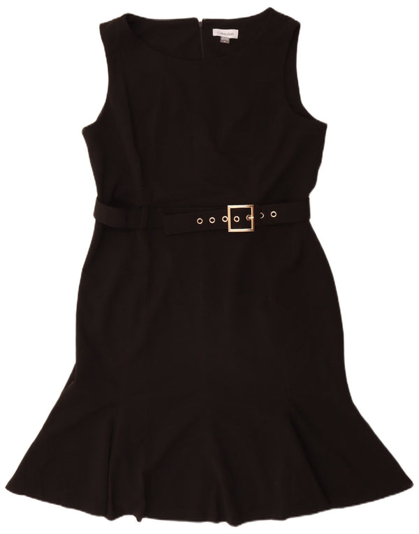 Calvin Klein ženska haljina bez rukava sirena US 14 XL crni poliester