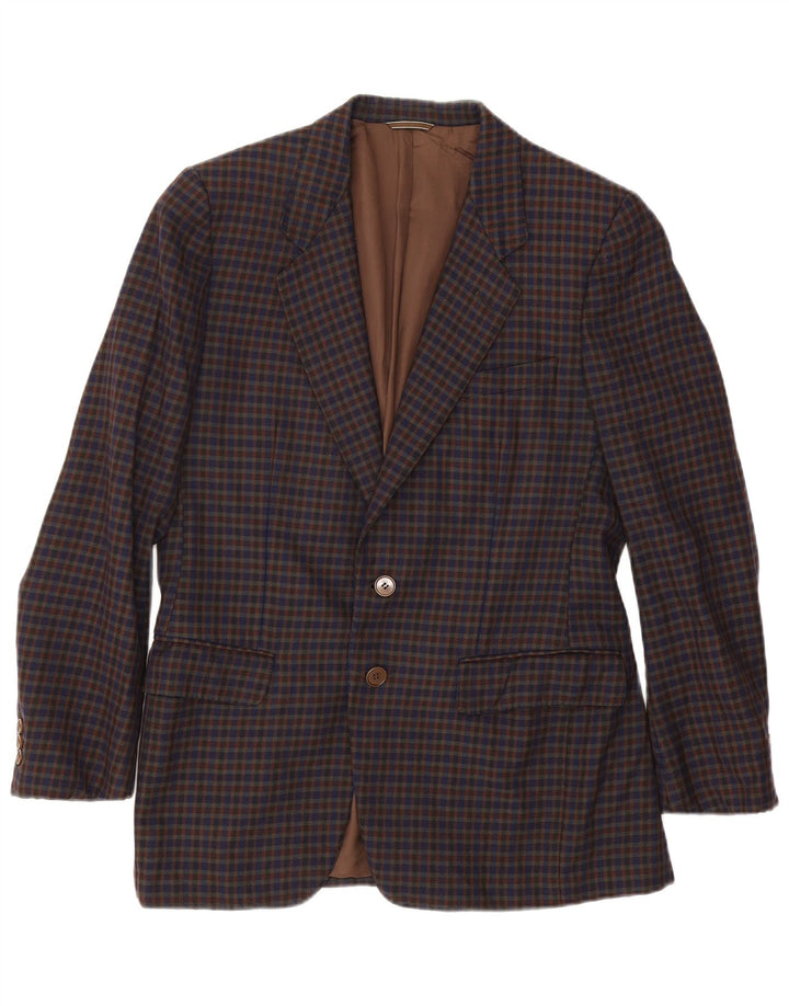 Aquascutum muška jakna sa 2 gumba UK 38 srednje boje gingham