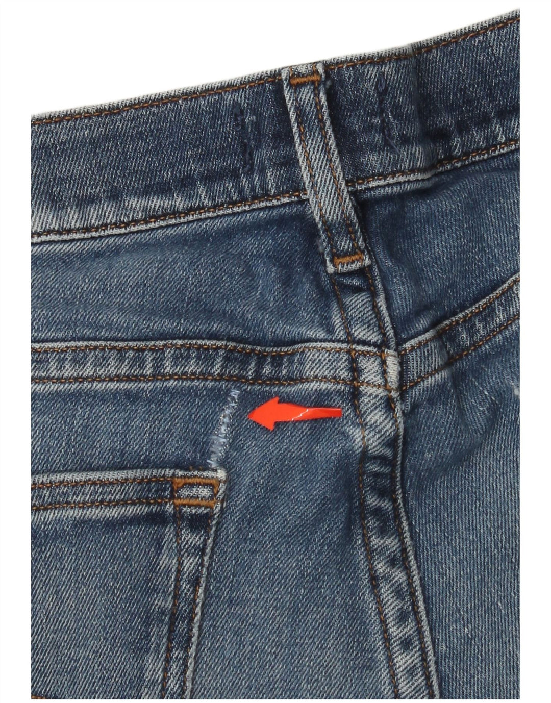 TOMMY HILFIGER Muške traperice Bootcut W32 L30 Plavi pamuk